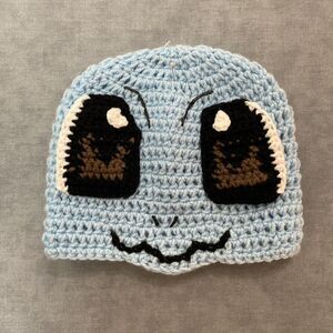 Pokémon Squirtle handmade crochet hat.
